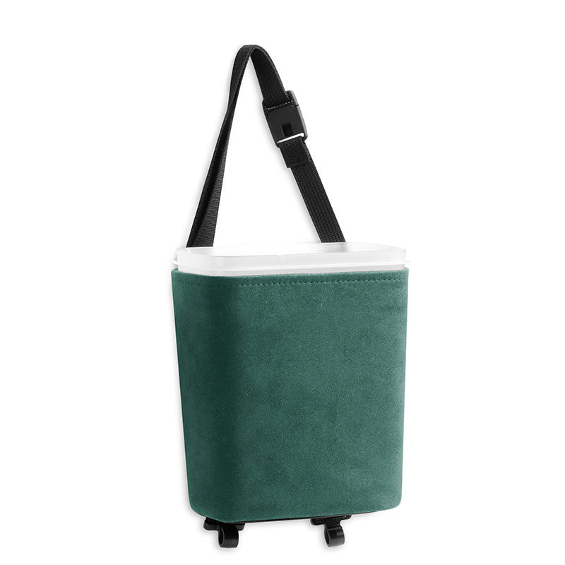 Car Trash Can with Hook — Keeps Loose Trash Off the Floor 5