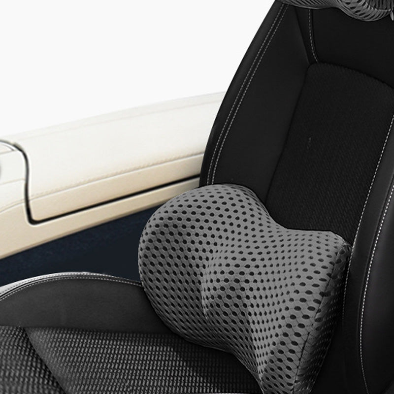 Memory Foam Headrest &amp; Lumbar Support — Stops the Slump on Long Drives 6