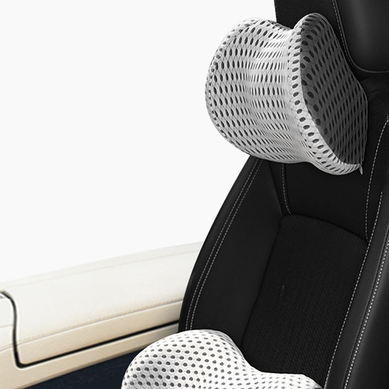 Memory Foam Headrest &amp; Lumbar Support — Stops the Slump on Long Drives 8
