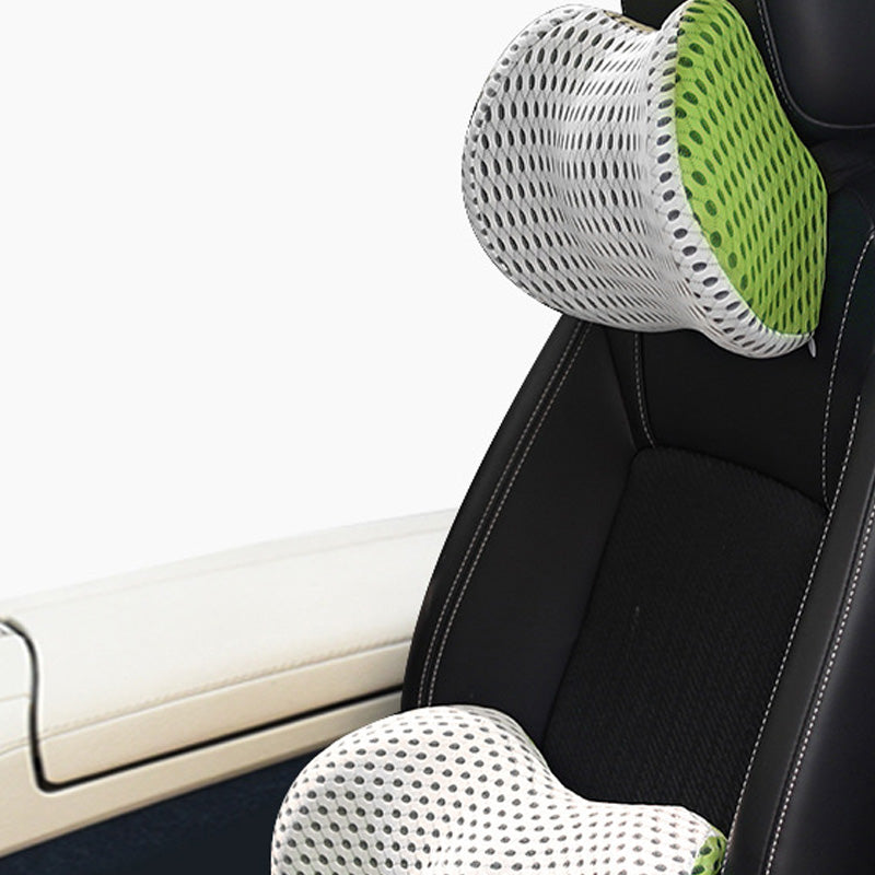 Memory Foam Headrest &amp; Lumbar Support — Stops the Slump on Long Drives 2