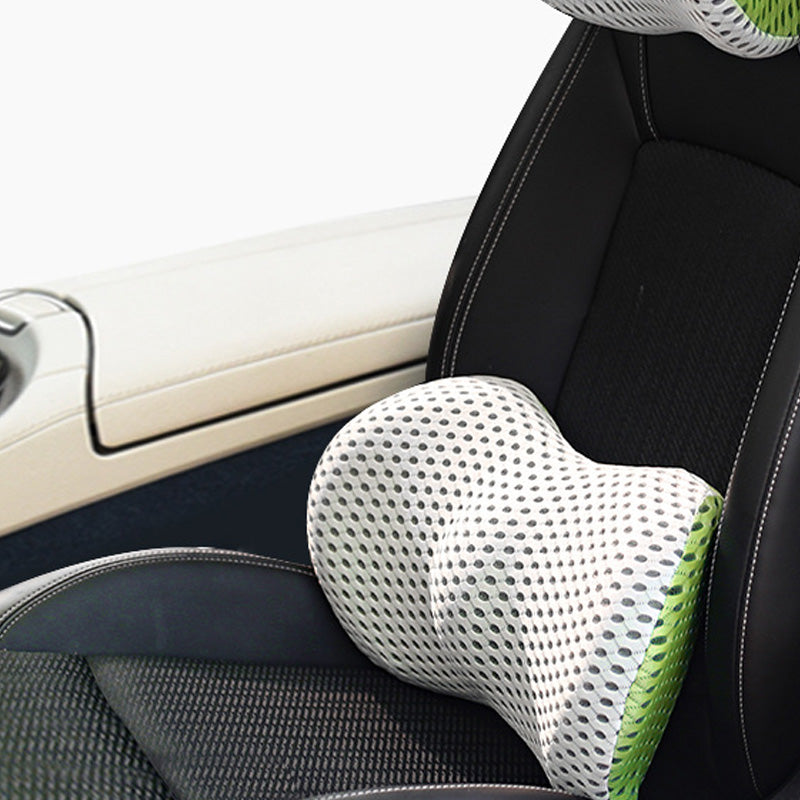 Memory Foam Headrest &amp; Lumbar Support — Stops the Slump on Long Drives 3