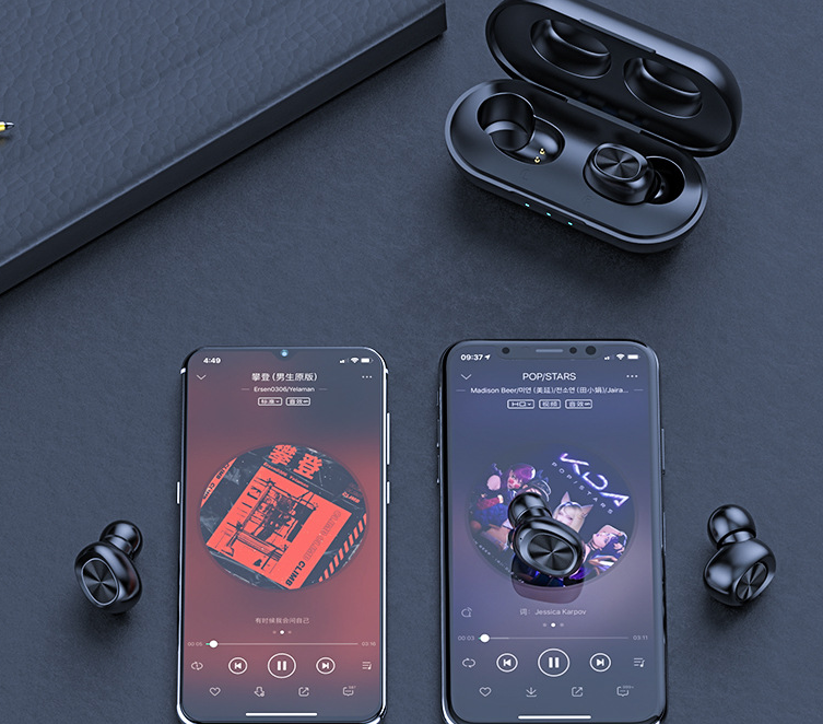 Touch Bluetooth Headphones 5.0 Mini Wireless Earbuds