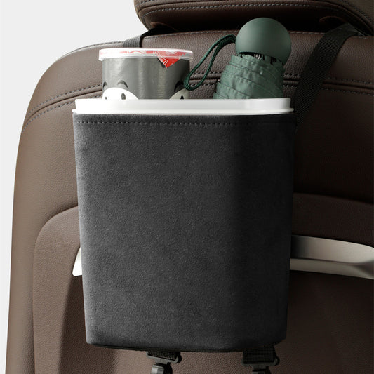 Car Trash Can with Hook — Keeps Loose Trash Off the Floor