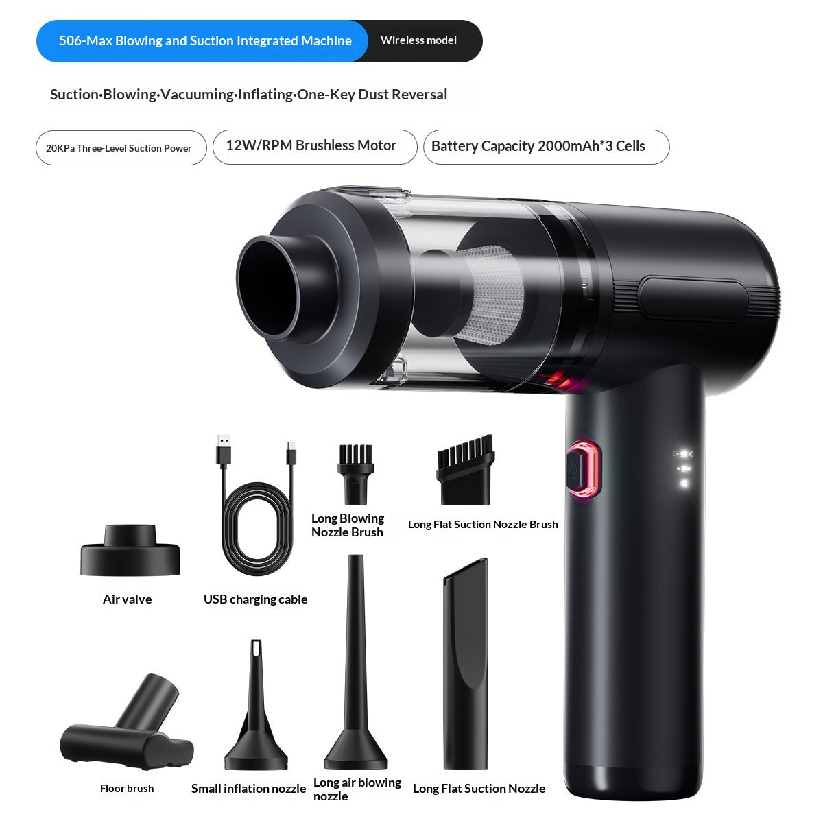 Cordless Car Vacuum — Clears Crumbs and Dust Without Hunting for an Outlet 3