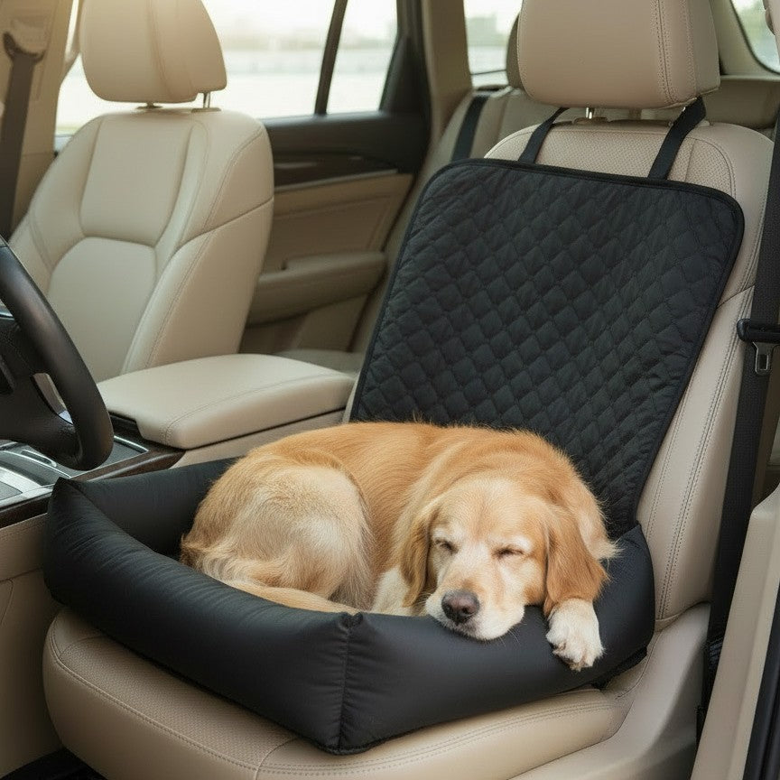 Dog Car Seat Cover — Keeps Fur, Mud, and Scratches Off the Upholstery 5