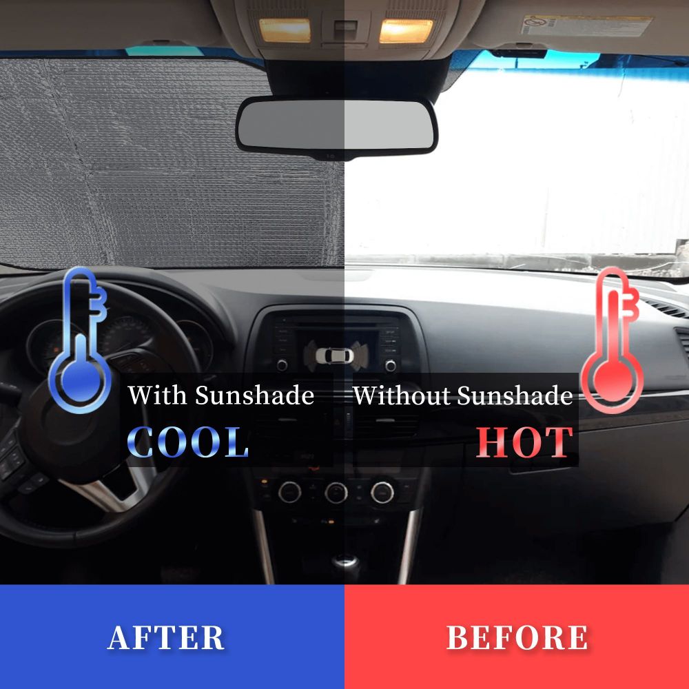 Windshield Sun Shade — Stops the Dashboard Getting Sun-Baked 3