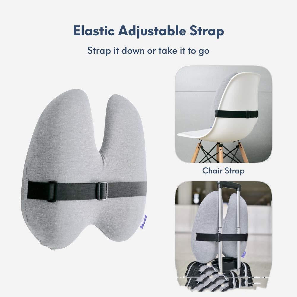 Car Lumbar Cushion — Fills the Gap Between Your Back and the Seat 2