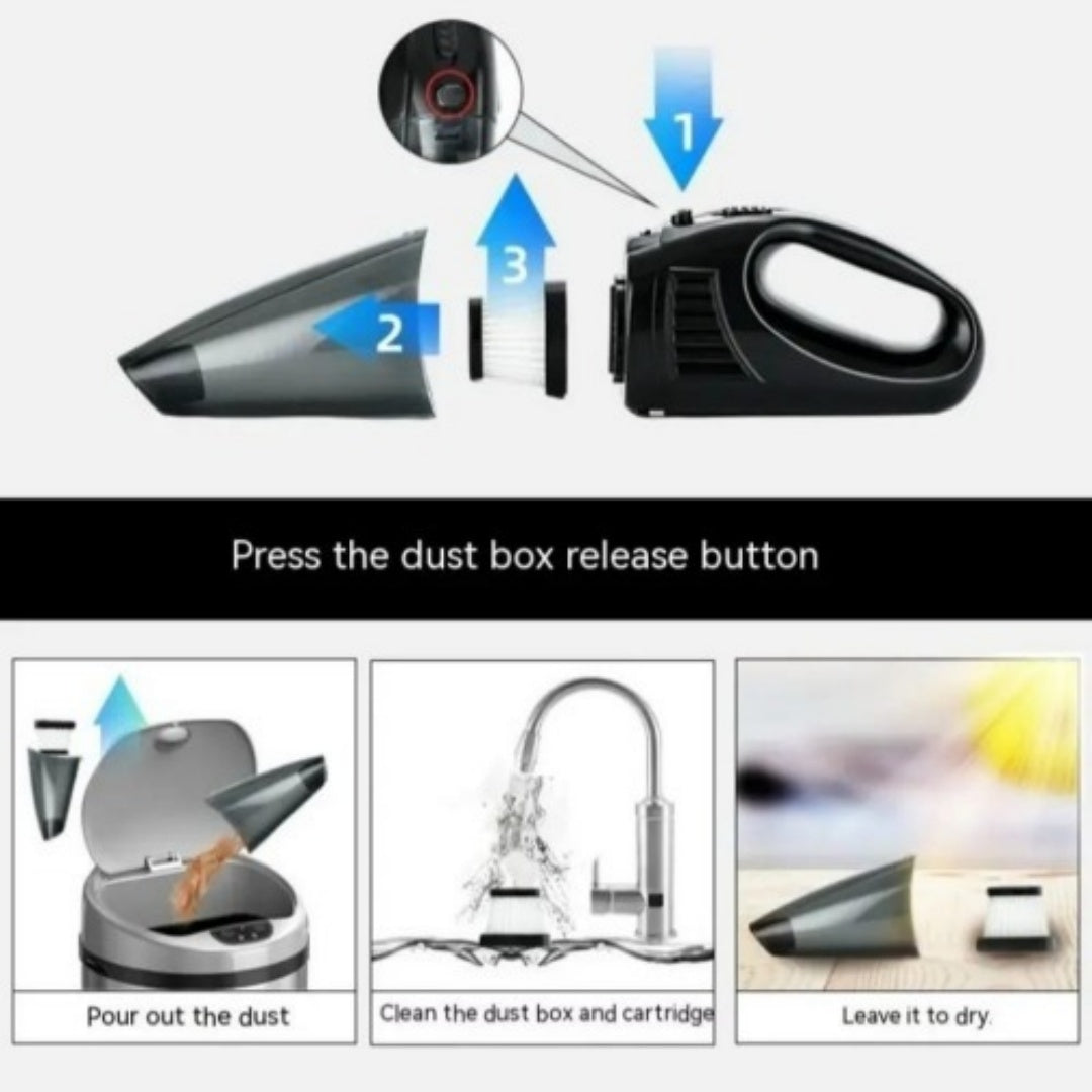 Cordless Car Vacuum — Clears Crumbs and Grit Without Hunting for an Outlet 2