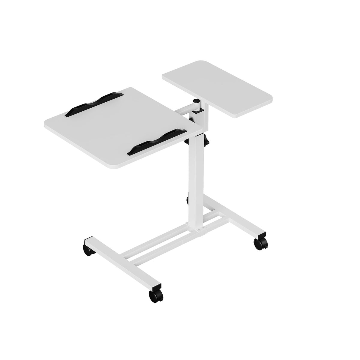 Rolling Standing Desk — Height Adjusts, Panel Rotates 360° 3