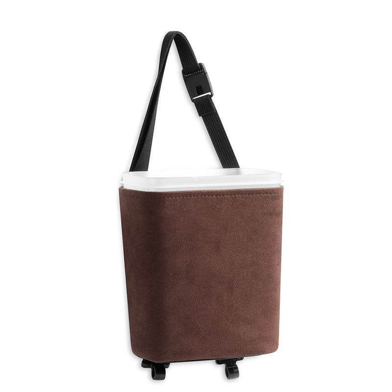Car Trash Can with Hook — Keeps Loose Trash Off the Floor 4