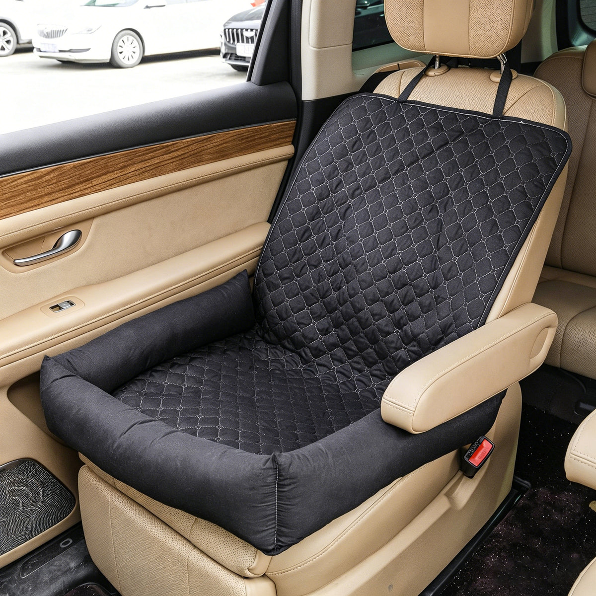 Dog Car Seat Cover — Keeps Fur, Mud, and Scratches Off the Upholstery 2