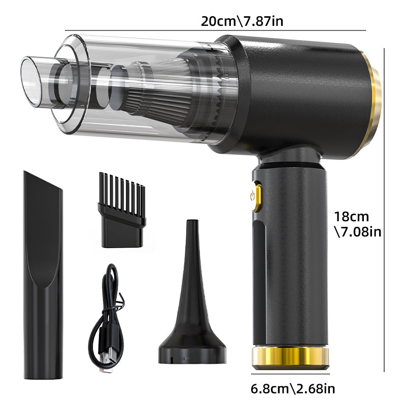 Cordless Handheld Car Vacuum — Clears Crumbs Without a Power Outlet 3