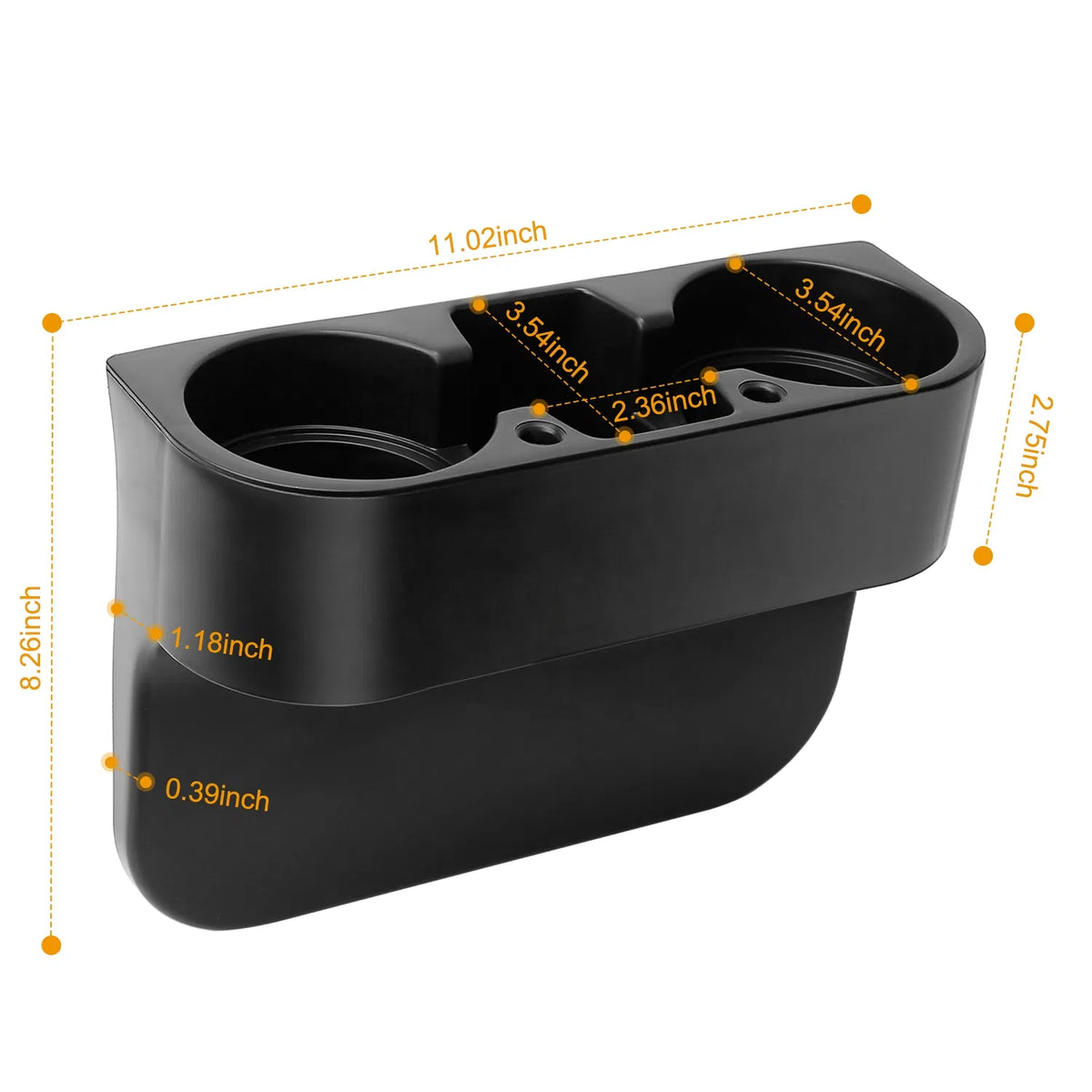 Car Seat Gap Organizer with Cup Holders — Stops the Drop, Holds Your Drink 6