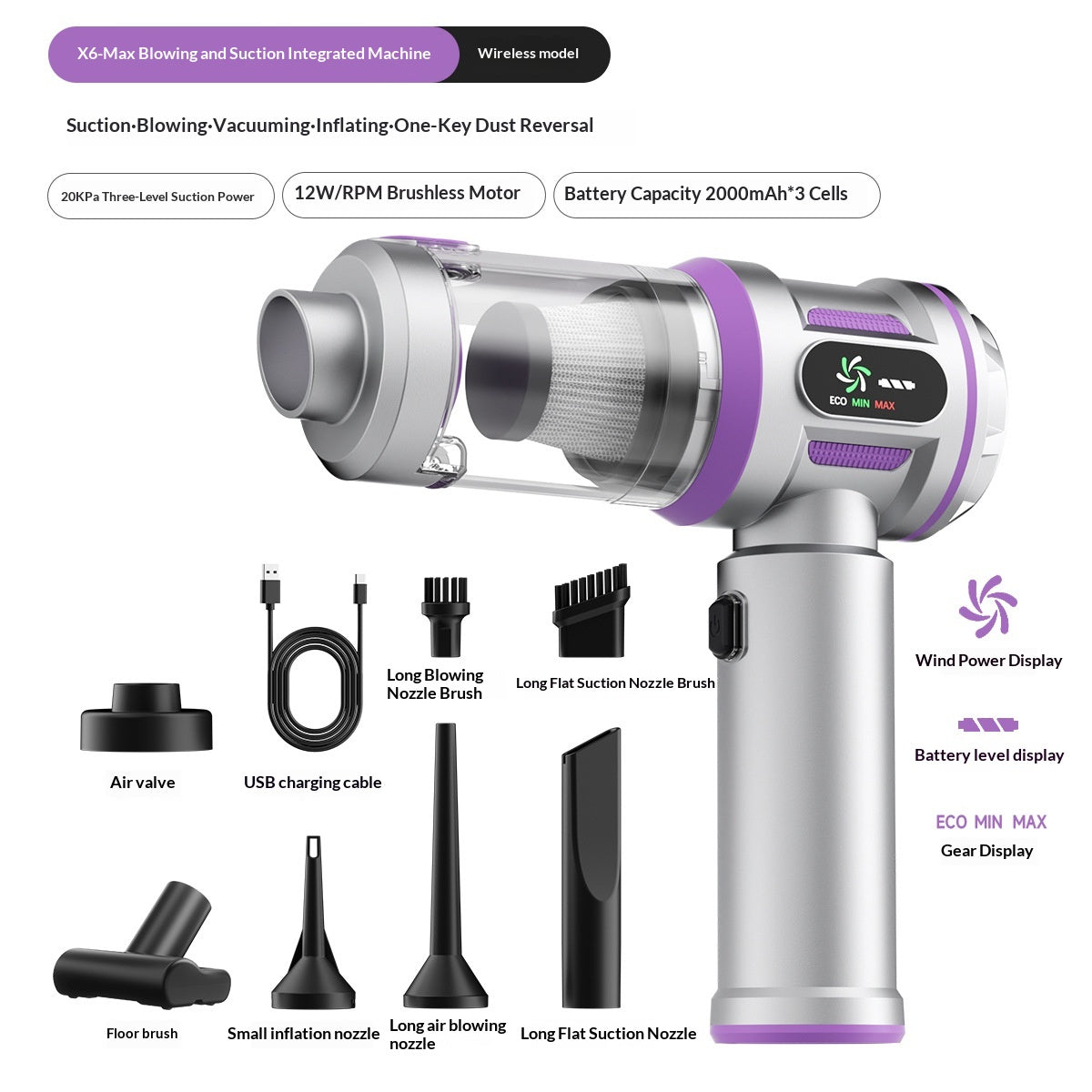 Cordless Car Vacuum — Clears Crumbs and Dust Without Hunting for an Outlet 2