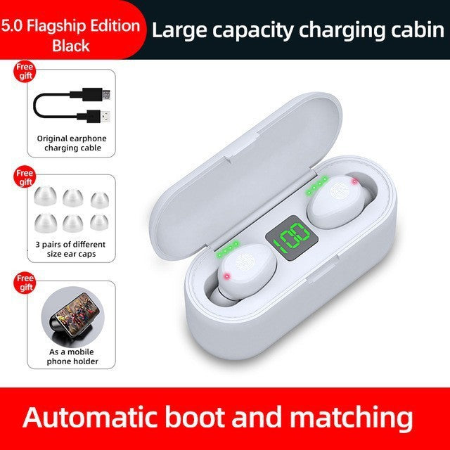 F9-5C Wireless Bluetooth 5.3 Touch Headphones TWS