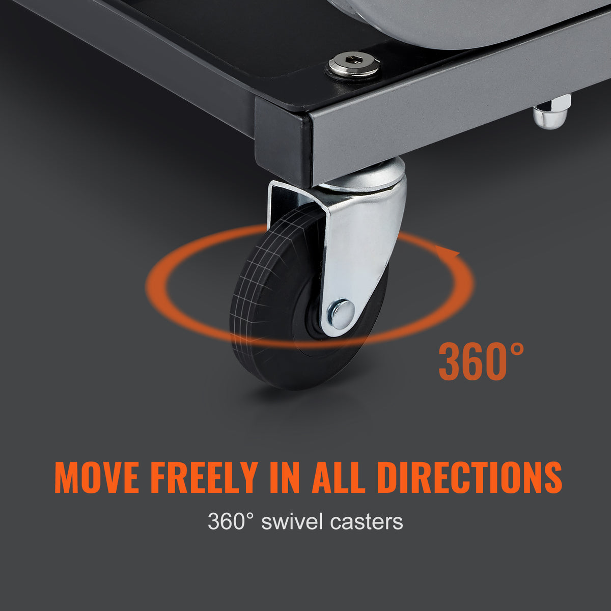 Mechanic Garage Stool — Rolling Seat With Tool Tray 6